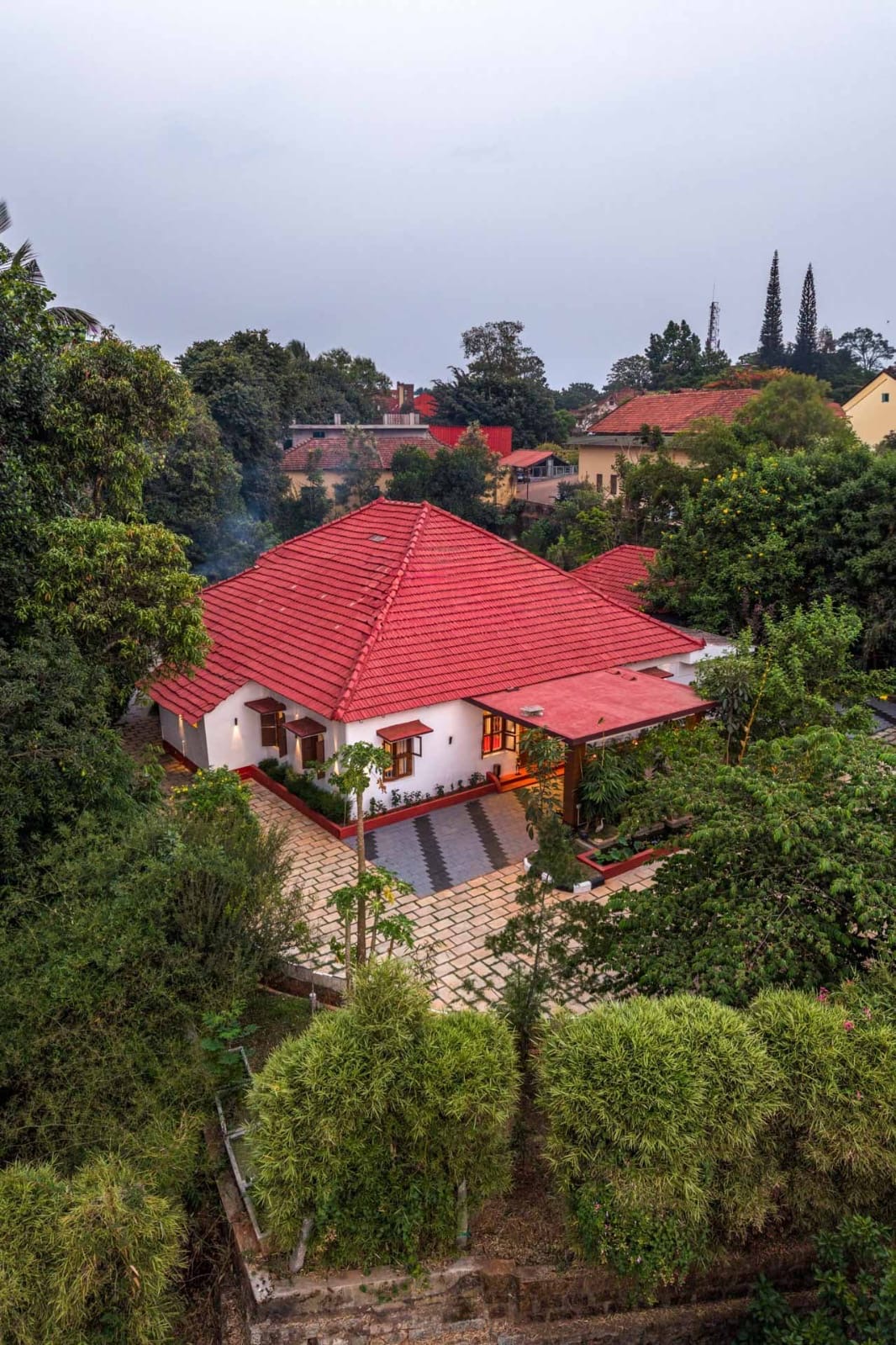 Bamboo Retreat surrounded by greenery
