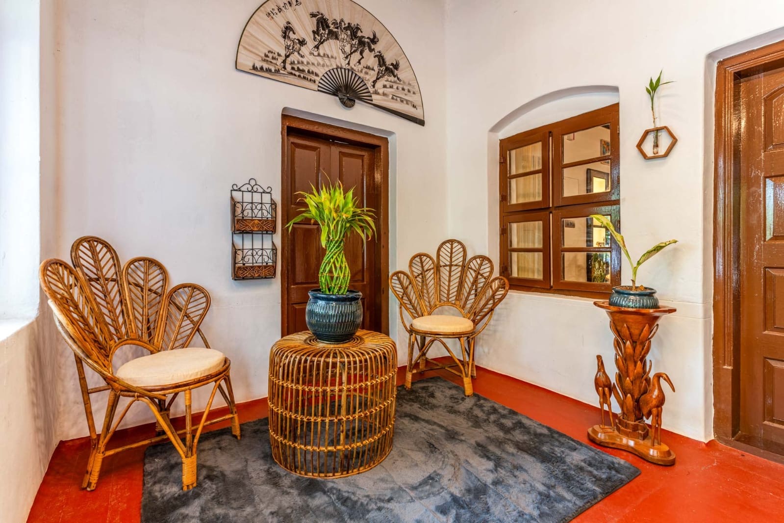 A cosy corner of the villa