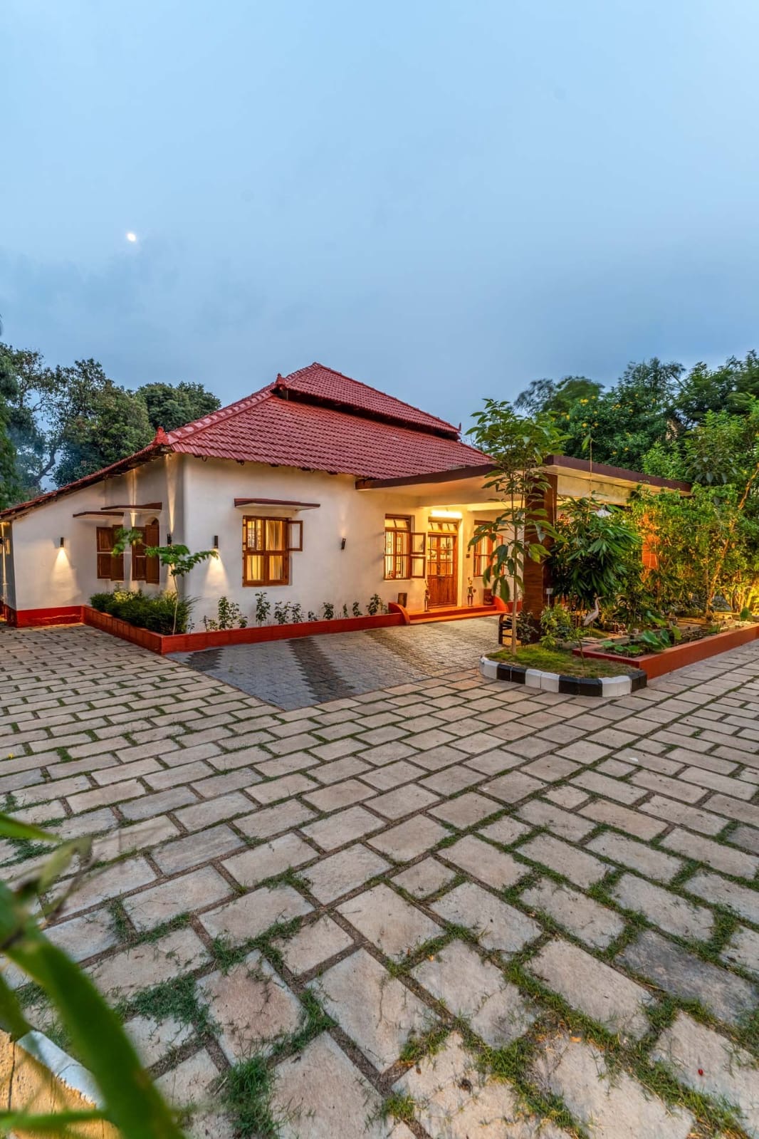 Bamboo Retreat villa — front view